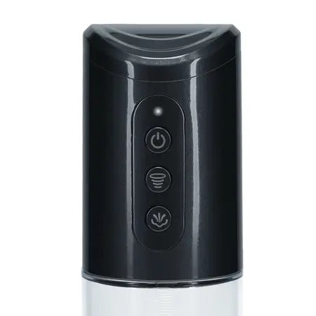 Satisfyer HyperPump punjiva intimna vakuum pumpa tamnosiva metalik