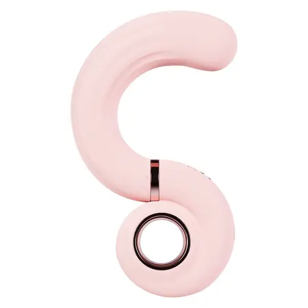 Loveline Tourner roze vodootporni silikonski vibrator sa spiralnim reljefom i 10 modova vibracije