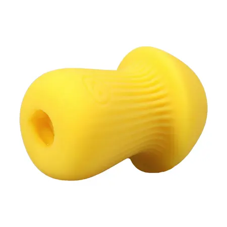 Doc Johnson ULTRASKYN Mini intimni stimulator u obliku žute kraljevske pečurke