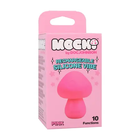 Doc Johnson Mushroom Vibe punjivi silikonski masažer roze boje