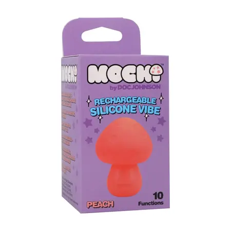 Blush Novelties Mushroom Vibe silikonski punjivi vibrator breskva, kompaktni model