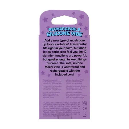 Blush Novelties Mushroom Vibe silikonski punjivi vibrator breskva, kompaktni model