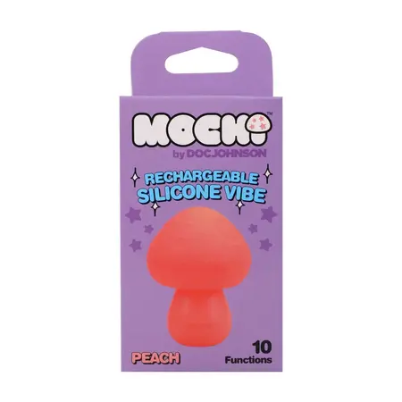Blush Novelties Mushroom Vibe silikonski punjivi vibrator breskva, kompaktni model