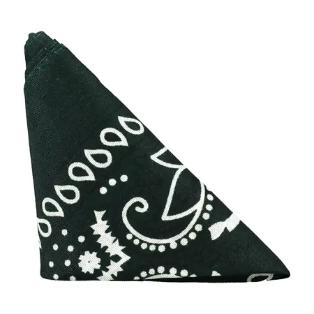 The Code set silikonski prsten i bandana Hunter Green elegantan duo paket