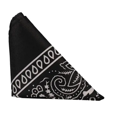 The Code set silikonski prsten i bandana crni u dvobojnom dizajnu
