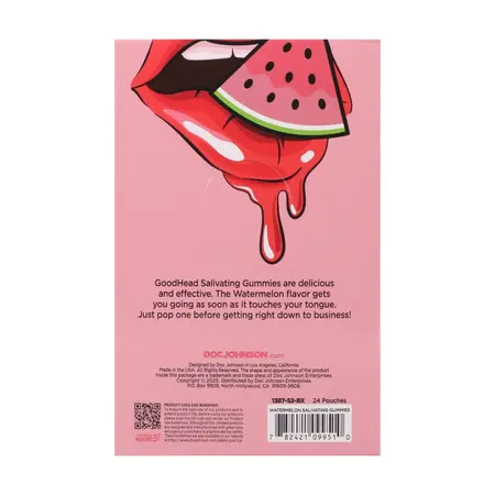 Goodhead Watermelon Flavor Chewable Gummies 24-Pack 12g Display Box