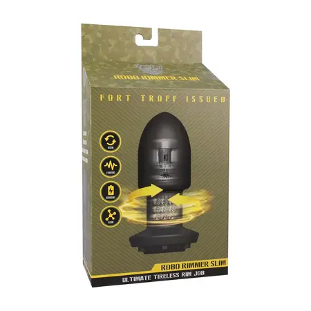 Doc Johnson Robo Rimmer Slim Wireless Intimate Plug Black Remote Control