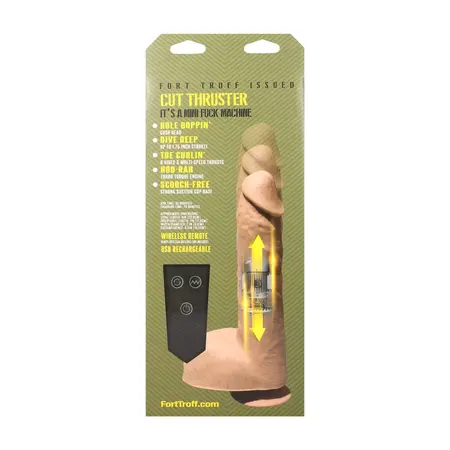 Doc Johnson Cut Thruster Vanilla - Dynamic Motion Intimate Machine