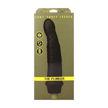 Doc Johnson The Plunger Black - Advanced Rotating Silicone Device