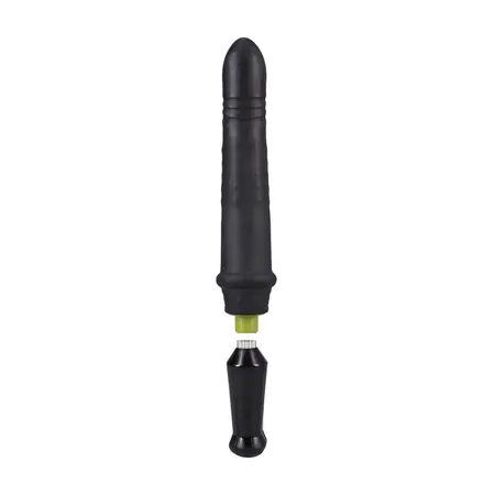 Doc Johnson The Plunger Black - Advanced Rotating Silicone Device