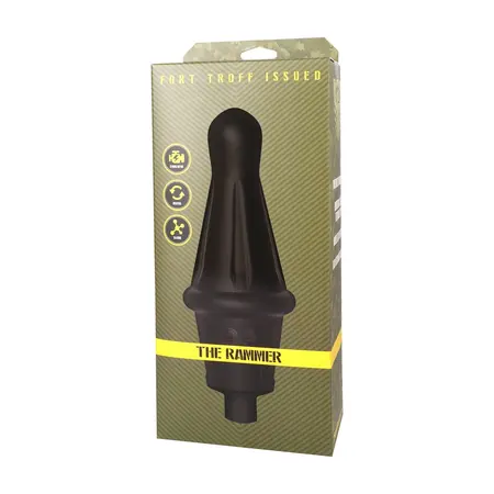 Doc Johnson The Rammer Black Intimate Machine with Remote, Silicone