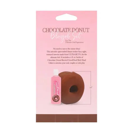Doc Johnson ULTRASKYN intimni set Chocolate Donut, kompaktna veličina