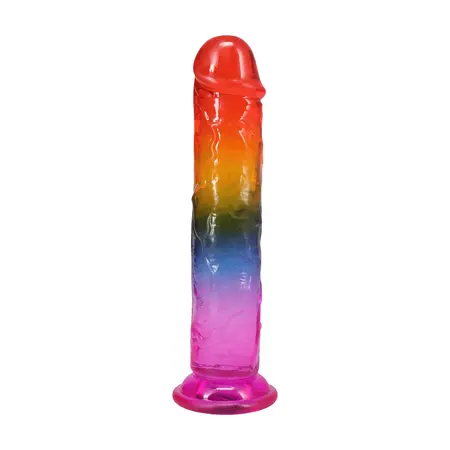 Doc Johnson Crystal Jellies model 7.5 Arcoiris Soft Touch 19.7cm