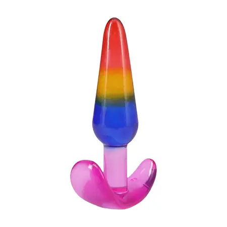 Doc Johnson Crystal Jellies set analnih čepova Rainbow S/M/L set za postepeni trening