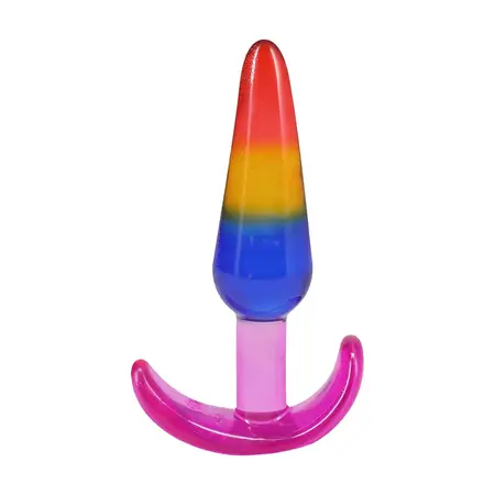 Doc Johnson Crystal Jellies set analnih čepova Rainbow S/M/L set za postepeni trening