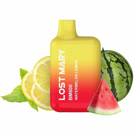 Lost Mary BM600 Disposable Vape Watermelon Lemon 2% Nicotine 600 Puffs
