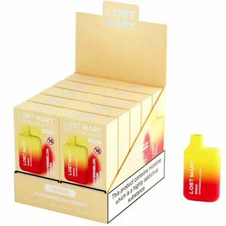 Lost Mary BM600 Disposable Vape Watermelon Lemon 2% Nicotine 600 Puffs