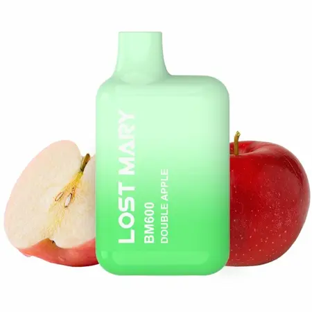 Lost Mary BM600 Double Apple 2% jednokratni vejp uređaj koji donosi 600 sočnih povlačenja