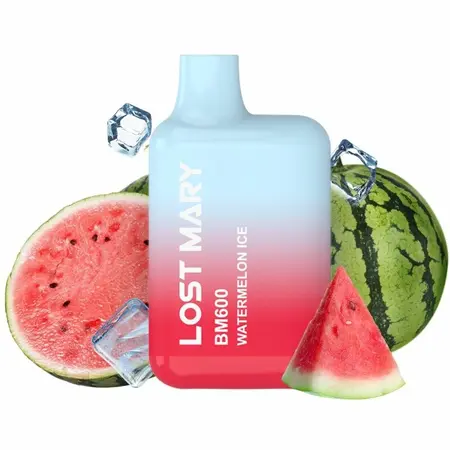Lost Mary BM600 Disposable Vape Watermelon Ice 2% Nicotine 600 Puffs