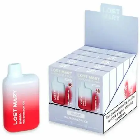 Lost Mary BM600 Disposable Vape Watermelon Ice 2% Nicotine 600 Puffs