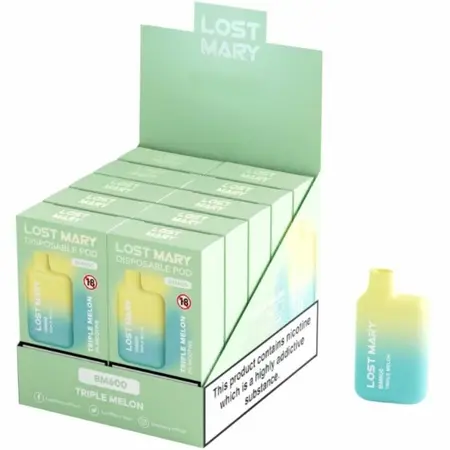 Lost Mary BM600 Jednokratni Vape Trostruka Dinja 600 Poteza 2% Nikotina