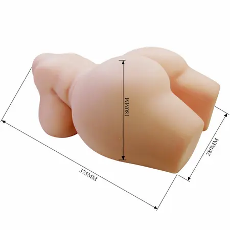 CRAZY BULL Grace anatomski ženski torzo od 7.5 kg sa dva kanala od TPR materijala
