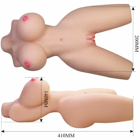 CRAZY BULL Lily anatomski ženski torzo, dva otvora, TPR model od 4 kg