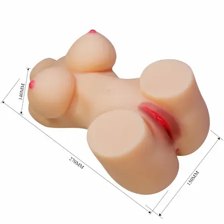 CRAZY BULL Hetty anatomski torzo dvokanalni intimni model 1.9 kg TPR