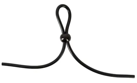 Magic Shiver ADV24 Adjustable Silicone Intimate Support Ring Black 20cm