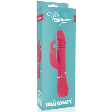 Treasure Missouri roze silikonski intimni stimulator sa više motora 257mm