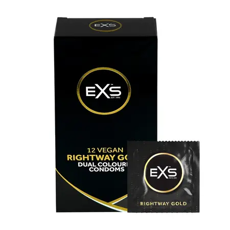 EXS Rightway Gold Kondomi 12-Pak Dvobojni Sistem Lake Primene