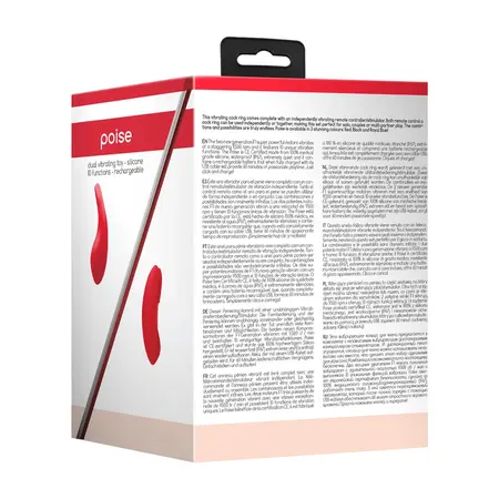 Satisfyer Poise Red - Dual Motor Silicone Intimate Stimulation Set