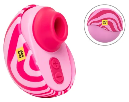ROMP Spin kompaktni stimulator sa vazdušnim talasima i zaštitnom kutijom, 7 cm, roze