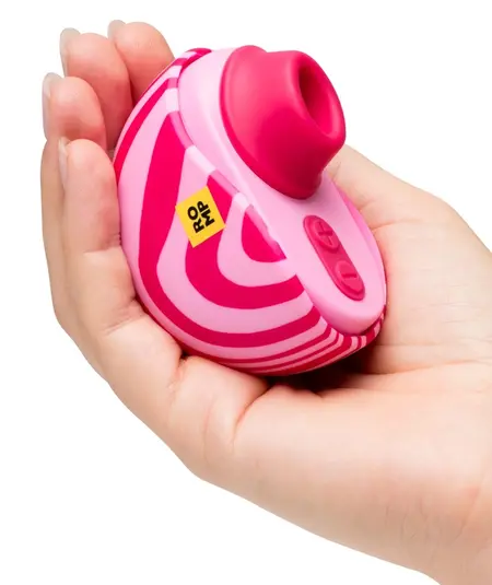 ROMP Spin kompaktni stimulator sa vazdušnim talasima i zaštitnom kutijom, 7 cm, roze