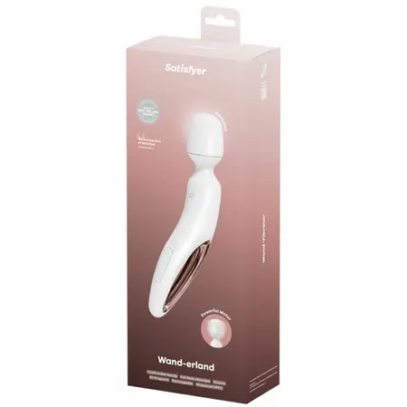 Satisfyer Wand-erland White moćni punjivi masažni štapić XXL