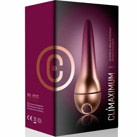 Climaximum Bliss Mini Bullet Vibrator 10-Speed Waterproof Purple 11cm