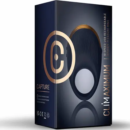Climaximum Capture Sensory vibrirajući intimni prsten, 10 modova vibracije, vodootporan