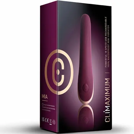 Climaximum Mia diskretni intimni vibrator od silikona roze punjivi