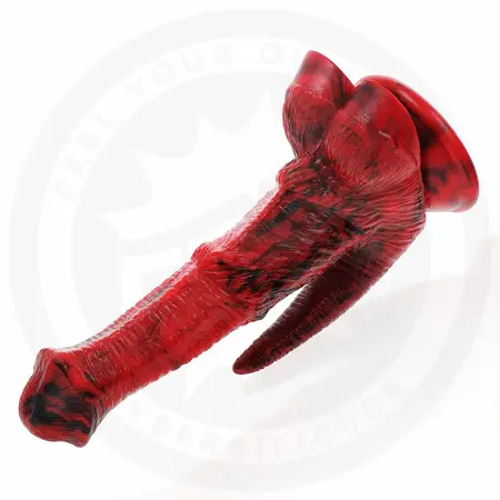 EPIC Vulcanus Night Dragon silikonski fantazijski model, 19.5cm, crni