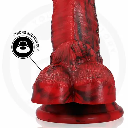 EPIC Vulcanus Night Dragon silikonski fantazijski model, 19.5cm, crni