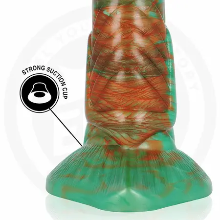 EPIC Tiryon Green Flash silikonska intimna mašina fentezi dizajna od 215mm