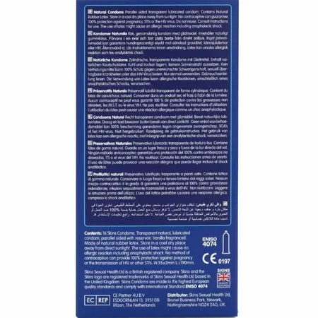 Skins Natural Premium kondomi od lateksa 16 komada, ultra tanki sa mirisom vanile