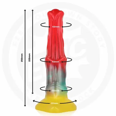 EPIC Aethon Glow Silikonski Intimni Uređaj - Svetleći Dizajn 25cm