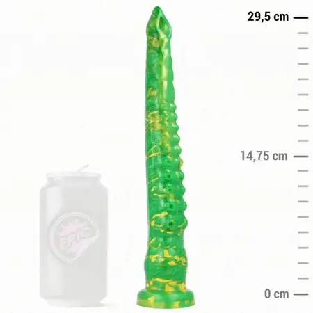 EPIC Hylos Green Flash silikonska intimna igračka od 29.5 cm ergonomskog dizajna