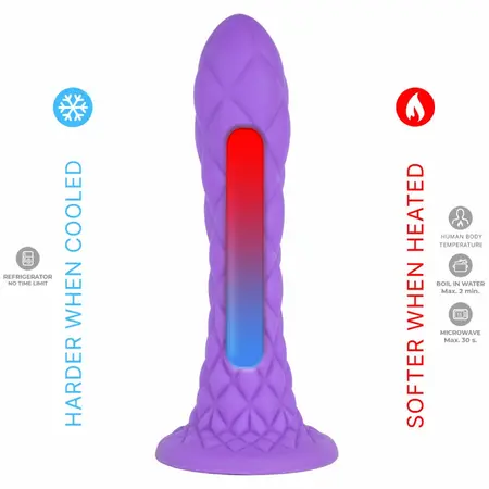 SilexD Dreamy termoreaktivni model od tečnog silikona Violet 18.5cm