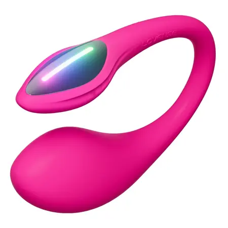 Lovense Lush Mini App-Controlled Vibrating Egg with LED Light Show Pink