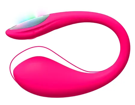 Lovense Lush Mini App-Controlled Vibrating Egg with LED Light Show Pink