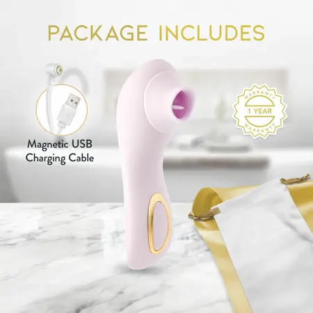 Blush Delice Fleur Air Pulse System, nežno ljubičasta boja, ergonomski dizajn