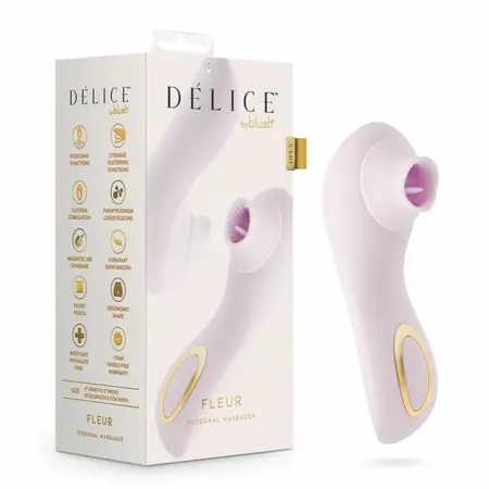 Blush Delice Fleur Air Pulse System, nežno ljubičasta boja, ergonomski dizajn