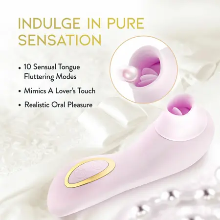 Blush Delice Fleur Air Pulse System, nežno ljubičasta boja, ergonomski dizajn